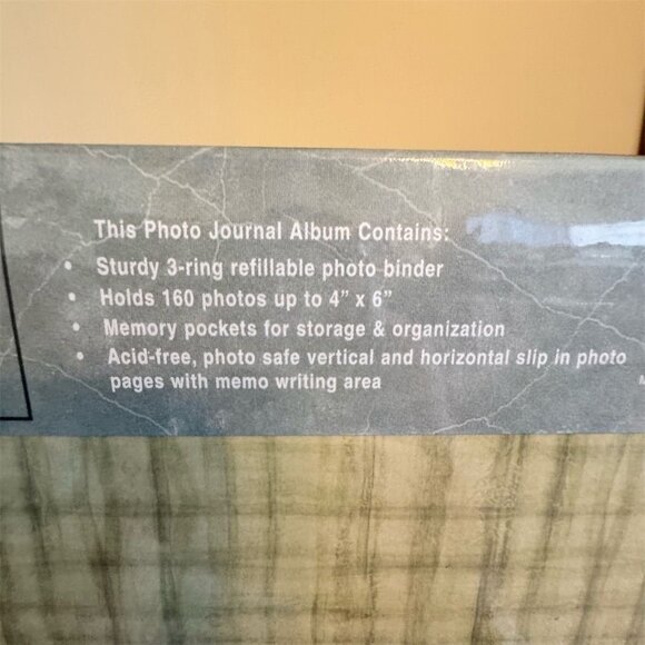 Cheri Blum Photo Journal Album w/ Memory Pockets Holds 160 Photos - Picture 6 of 9